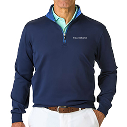 FAIRWAY & GREENE CAVES 1/4 ZIP PULLOVER